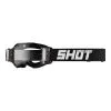 Shot Race Gear Shot Assault 2.0 Goggles Solid Roll-Off Black Glossy
