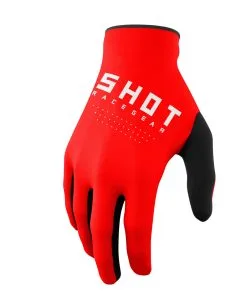Shot Race Gear Shot Raw Red Kids Gloves