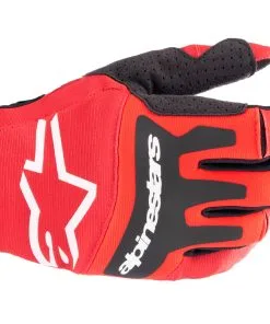 Alpinestars 2023 Techstar Warm Red/Black Gloves