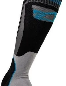 Alpinestars 2023 MX Plus 1 Black/Cyan Socks