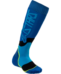 Alpinestars MX Plus 2 Blue/Cyan Youth Socks