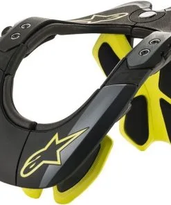 Alpinestars 2023 BNS Tech 2 Black/Fluro Yellow Neck Brace