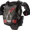 Alpinestars 2023 A-6 Black/Anthracite/Red Chest Protector