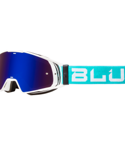Blur Optics Blur B-20 Goggle Flat Teal/White W/Radium Blue Lens