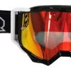 Blur Optics Blur B-OTG Goggle Black W/Radium Red & Clear Lens -MX Protective Gear Shop BL6023900