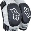 Fox Racing Fox 2023 Titan Black/Silver Peewee Elbow Guards
