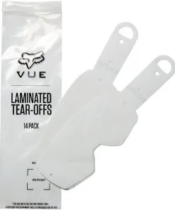 Fox Racing Fox Laminated Clear Tear Offs For Vue Goggles