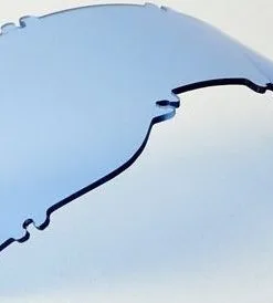 Fox Racing Fox Replacement Blue Hard Lens For Airspace/Main Goggles W/Variable Lens System