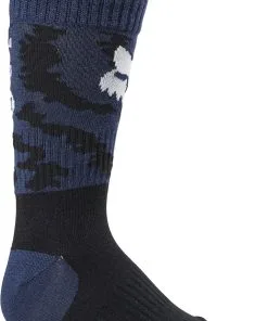 Fox Racing Fox 2023 180 Nuklr Deep Cobalt Youth Socks