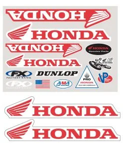 Factory Effex Honda Iron-On Rider Gear Kit