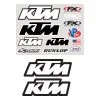 Factory Effex KTM Iron-On Rider Gear Kit 2 Factory Effex KTM Iron-On Rider Gear Kit -MX Protective Gear Shop FX 08 82510