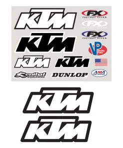 Factory Effex KTM Iron-On Rider Gear Kit