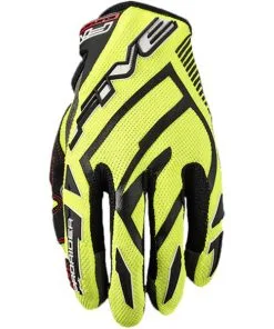 Five Gloves Five MXF Prorider S Fluro Yellow Gloves