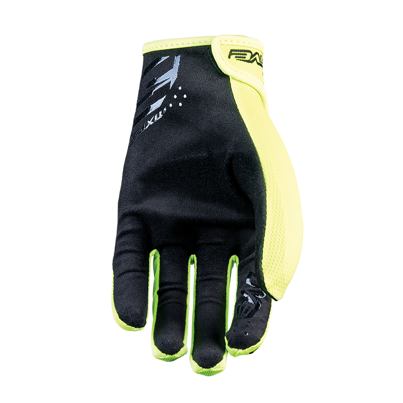 Five Gloves Five MXF4 Mono Fluro Yellow Gloves 4 Five Gloves Five MXF4 Mono Fluro Yellow Gloves - Image 2