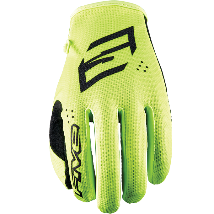 Five Gloves Five MXF4 Mono Fluro Yellow Gloves 3 Five Gloves Five MXF4 Mono Fluro Yellow Gloves