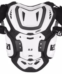 Leatt 2023 5.5 Pro HD White Chest Protector -MX Protective Gear Shop L5014101102 1