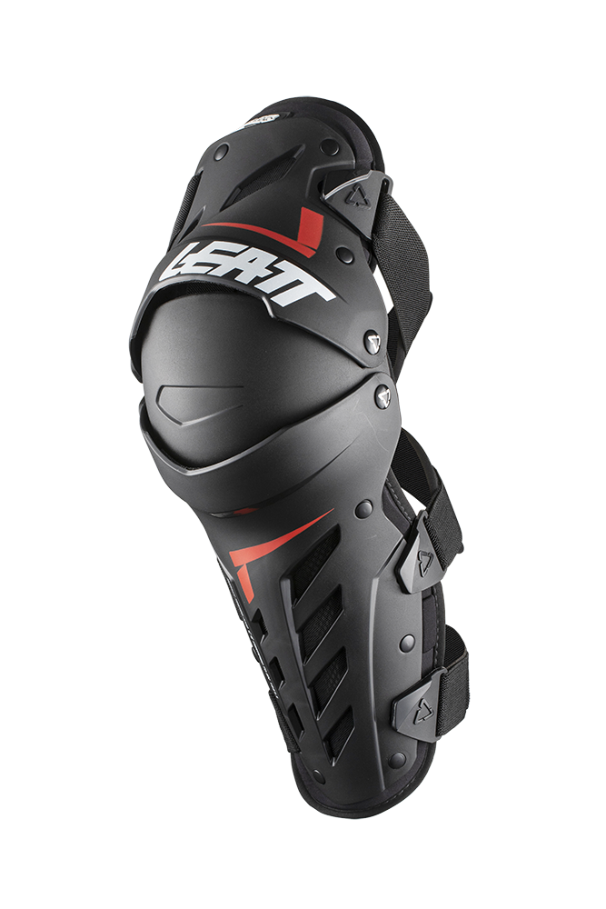Leatt Dual Axis Black/Red Knee Guards 3 Leatt Dual Axis Black/Red Knee Guards