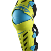 Leatt Dual Axis Lime/Blue Knee Guards -MX Protective Gear Shop L501701019 ALT1 HOST