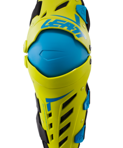 Leatt Dual Axis Lime/Blue Knee Guards -MX Protective Gear Shop L501701019 ALT1 HOST 2