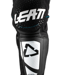 Leatt 2023 3DF Hybrid EXT White/Black Knee/Shin Guards -MX Protective Gear Shop L501940074 ALT1 HOST 2