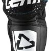 Leatt 2023 3DF Hybrid EXT White/Black Junior Knee/Shin Guards -MX Protective Gear Shop L5019410190