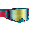 Leatt Velocity 6.5 Iriz Goggles Red/Teal W/Bronz 22% Lens -MX Protective Gear Shop L8019100012