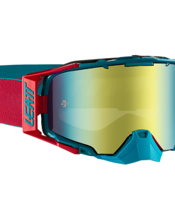 Leatt Velocity 6.5 Iriz Goggles Red/Teal W/Bronz 22% Lens