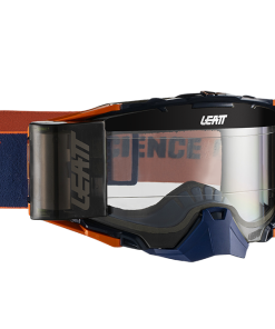 Leatt Velocity 6.5 Roll-Off Goggles Ink/Orange W/Clear 83% Lens
