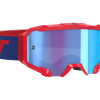 Leatt Velocity 4.5 Goggles Red W/Blue 52% Lens