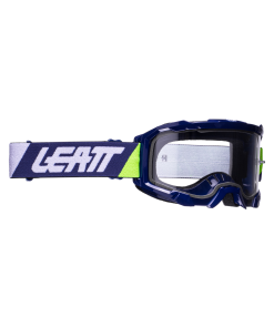 Leatt 2022 Velocity 4.5 Goggles Blue W/Clear Lens