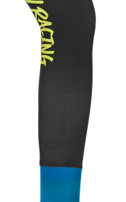Fly Racing FLY 2023 Hi-Vis/Black/Blue Knee Brace Socks