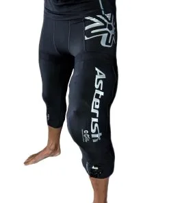 Asterisk Zero G Black Knee Brace Pants