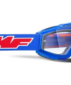 FMF Vision Powerbomb Youth Goggles Rocket Blue W/Clear Lens
