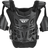 Fly Racing FLY 2023 Revel Roost XL Black Offroad Guards -MX Protective Gear Shop MCL 7105626