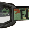 Fly Racing FLY 2023 Focus Goggles Green Camo/Black W/Clear Lens -MX Protective Gear Shop MCL 7105680