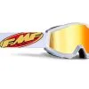 FMF Vision Powercore Goggles Core White W/Mirror Red Lens -MX Protective Gear Shop MCL 7105756