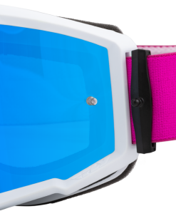 Fly Racing FLY 2023 Zone Goggles Pink/White W/Sky Blue Mirror/Smoke Lens