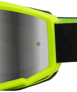 Fly Racing FLY 2023 Zone Youth Goggles Black/Hi-Vis W/Silver Mirror/Smoke Lens