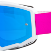 Fly Racing FLY 2023 Zone Youth Goggles Pink/White W/Sky Blue Mirror/Smoke Lens -MX Protective Gear Shop MCL 7105902