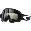 Oakley XS O-Frame MX Goggles Sand Jet Black W/Dark Grey & Clear Lens