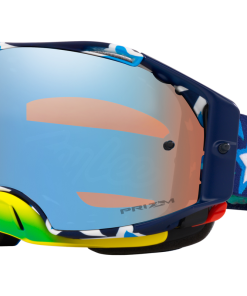 Oakley Airbrake MX Goggles Troy Lee Designs Blue Banner W/Prizm Mx Sapphire Iridium Lens