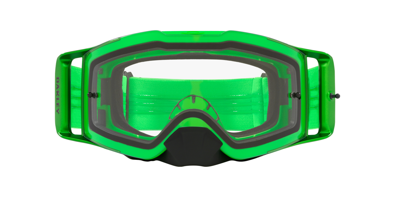 Oakley Front Line MX Goggles Moto Green W/Clear Lens 4 Oakley Front Line MX Goggles Moto Green W/Clear Lens - Image 2