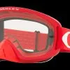 Oakley O-Frame 2.0 Pro MX Goggles Moto Red W/Clear Lens High Impact Lens