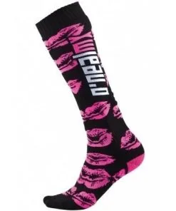 O'Neal Oneal 2023 Pro MX XOXO Black/Pink Youth Socks
