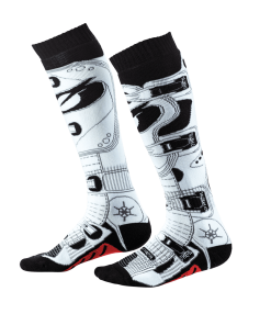 O'Neal Oneal 2023 Pro MX RDX Black/White Socks