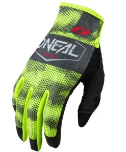 O'Neal Oneal 2021 Mayhem Covert Charcoal/Neon Yellow Gloves