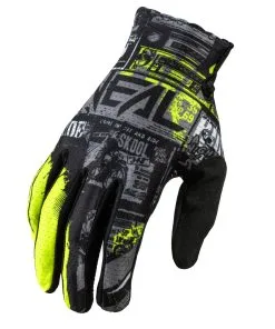 O'Neal Oneal 2023 Matrix Ride Black/Neon Yellow Youth Gloves