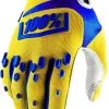 100% Airmatic Yellow Gloves
