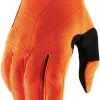 100% Ridefit Fluro Orange/Black Gloves