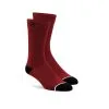 100% Solid Casual Red Socks -MX Protective Gear Shop ONE 20050 0000 ALT4 HOST